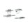 Pingel, rider floorboard extenders. 1-1/4" offset