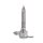 Golan, click-slick petock 3/8 NPT. Chrome