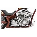 Paughco, 2" Dump Pipes exhaust. For RSD frames. Chrome