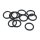 S&S o-ring, cylinder head / base. Viton rubber