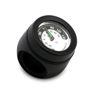 HANDLEBAR MOUNTED THERMOMETER, BLACK