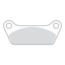 EBC, brake pad set. Organic