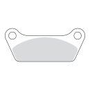 EBC, brake pads. V-Pad semi sintered copper