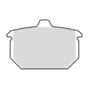 EBC, brake pads. V-Pad semi sintered copper