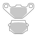 EBC, brake pad set. Organic