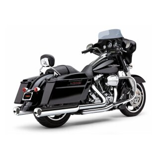 Cobra, 4-1/2" Tri-Flo slip-on mufflers. Chrome