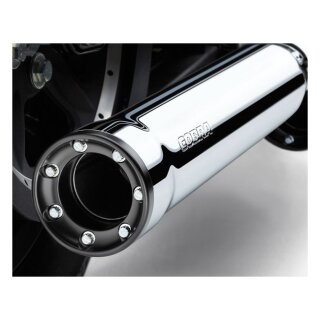 Cobra, 3" RPT Race Pro slip-on mufflers. Chrome