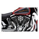 Cobra, naked air cleaner kit. Swept, chrome