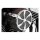 Cobra, naked air cleaner kit. Swept, chrome