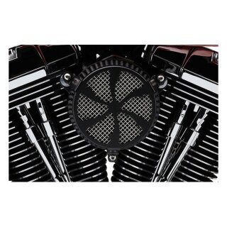 Cobra, naked air cleaner kit. Swept, black