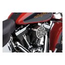 Cobra, naked air cleaner kit. Cross, chrome