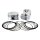 S&S, Evo 3-5/8 big bore piston set (OEM heads). Std