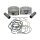 S&S, 111" 4-1/8" bore forged piston kit. +.020"