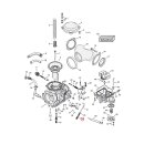 Spring, accelerator pump rod. Keihin CV