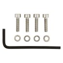 CVP, float bowl screw kit for Keihin CV. Stainless allen