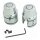 Shock stud cover kit. Chrome