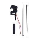 Left turn, handlebar switch. Black