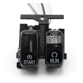 Run/Off/Start Lenker Armaturen Schalter für Harley Modelle 96-13