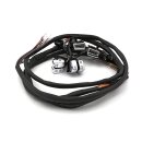 Handlebar switch & wiring kit. Radio. LED. Chrome