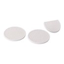 Brake & clutch pedal pads set. White