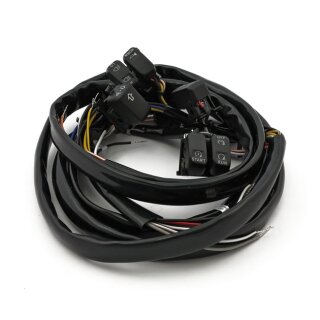 Lenkerarmaturen Gehäuse Schalter Kit schwarz für Harley 07-13