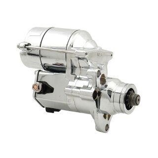 Accel, Ultra Tork starter motor, 1.4kW. Chrome