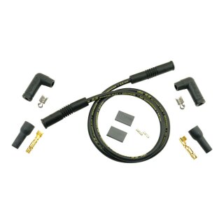 Accel, universal 8.8mm spark plug wire set. Black