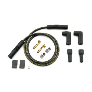 Accel, 8.8mm 300+ spark plug wire set. Univ. Black