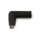 Accel, 8.8mm spark plug boot & terminal. 90 degree, black