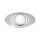 Cateye taillight grill. Circle, chrome