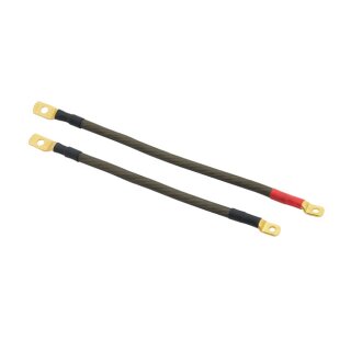 Accel Gold, battery cable set. 26cm, 39cm