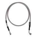 Goodridge brake line front, stainless clear coated
