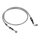 Goodridge brake line front, stainless clear coated