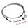 Goodridge brake line front, stainless clear coated