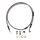 Goodridge brake line front, stainless clear coated
