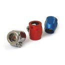 Goodridge hose clamps, 1/4 to 5/16". Red