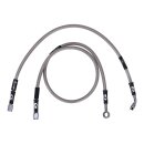 Goodridge brake line rear, stainless clear coated