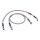 Goodridge brake line rear, stainless clear coated