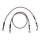 Goodridge brake line rear, stainless clear coated