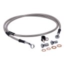 Goodridge brake line front, stainless clear coated