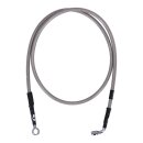 Goodridge brake line front, stainless clear coated