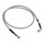 Goodridge brake line front, stainless clear coated