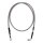 Goodridge brake line front, stainless clear coated
