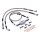 Goodridge brake line front, stainless clear coated