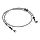 Goodridge brake line front, stainless clear coated