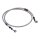 Goodridge brake line front, stainless clear coated