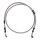 Goodridge brake line front, stainless clear coated