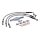 Goodridge brake line front, stainless clear coated