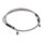 Goodridge brake line front, stainless clear coated