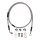 Goodridge brake line front, stainless clear coated